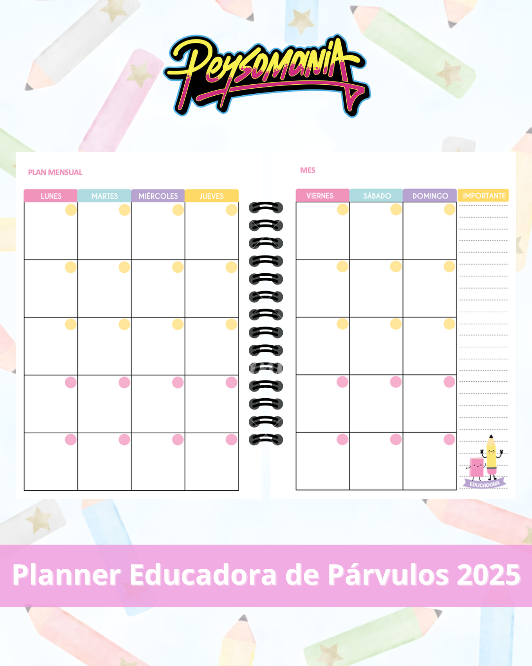 Planificador Educadora de Párvulos